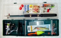 Rybárska sada v plastovom kufríku